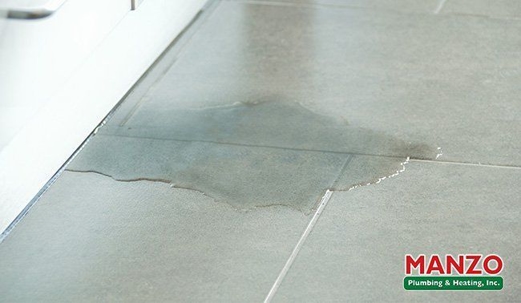 water leak on ground