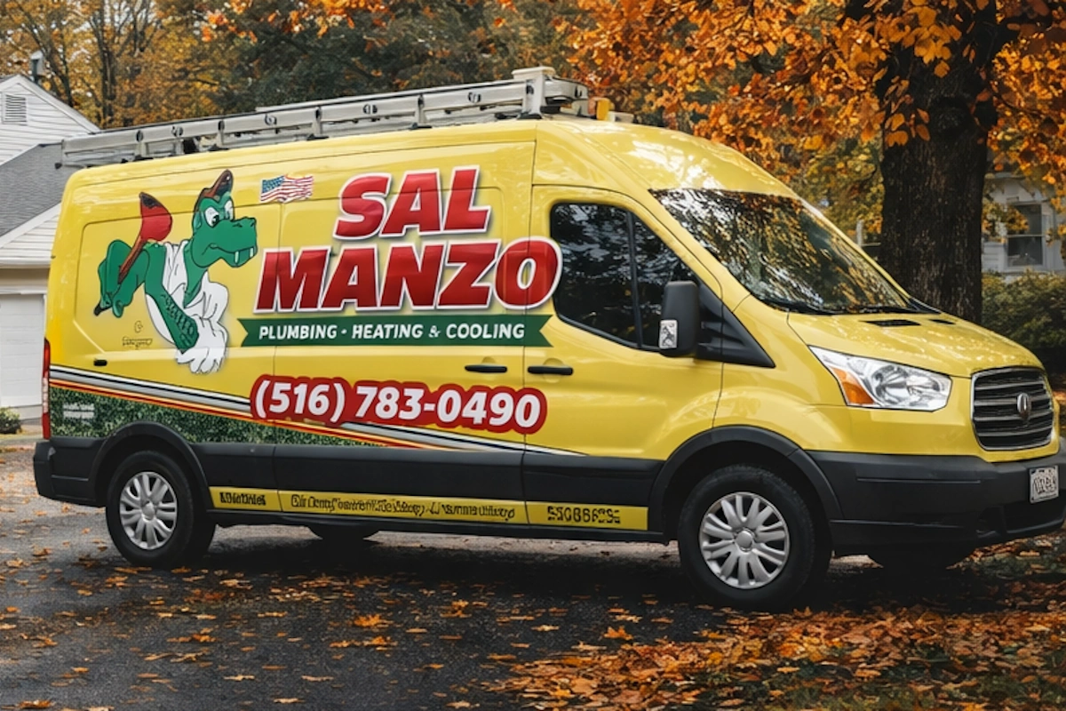 High-efficiency residential furnace installation completed for a Long Island home