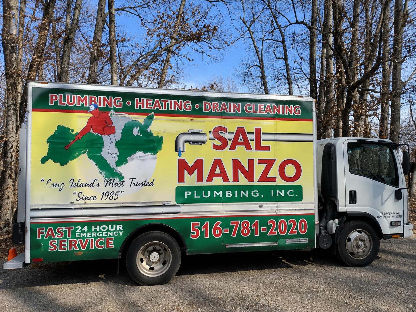 Sal Manzo furnace service technician at a Long Island home